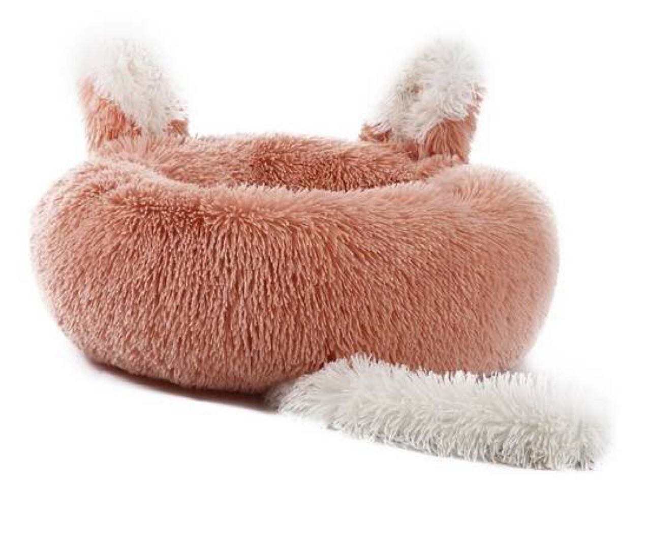 Fast Shipping Plush Pet Bed with Ears and Tail for Cats and Small Dogs