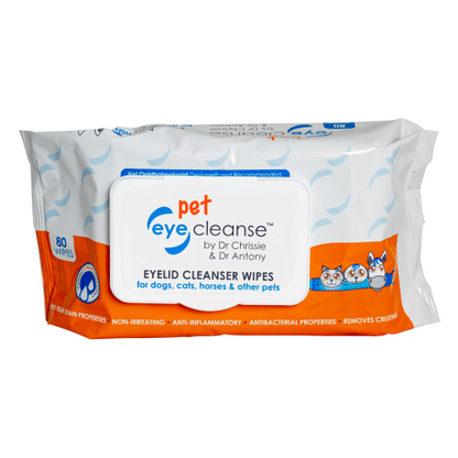 Pet Eye Cleanse Wipes by Dr. Chrissie and Dr. Antony