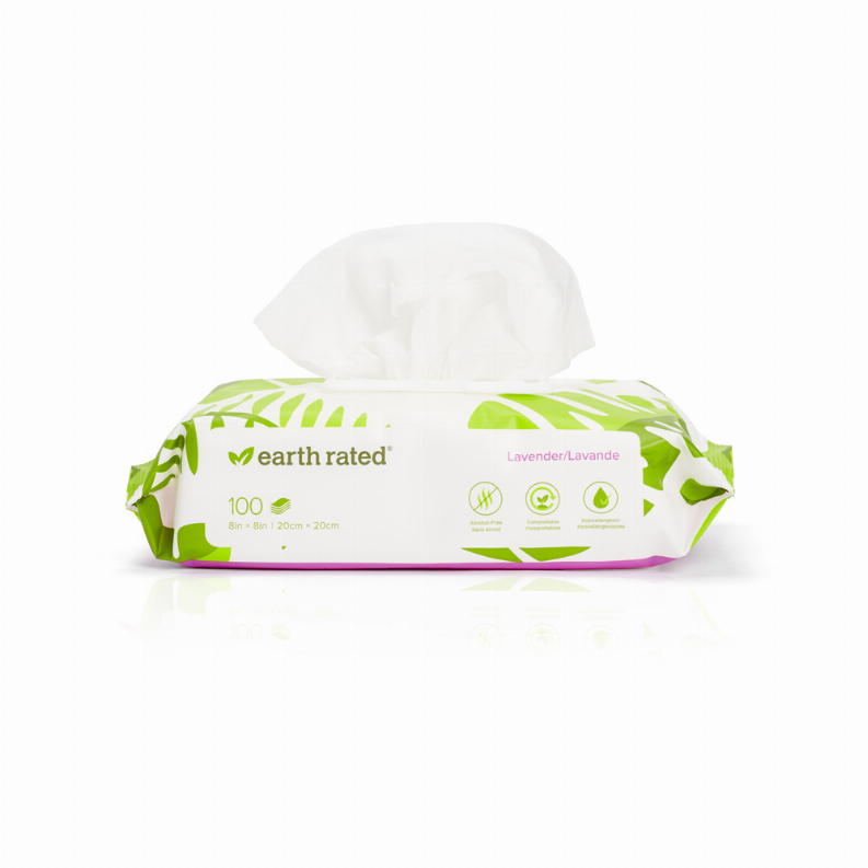 Earth Rated - Pet Grooming Wipes