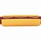 Hot Dog Ultra Durable Nylon Dog Chew Toy for Aggressive Chewers
