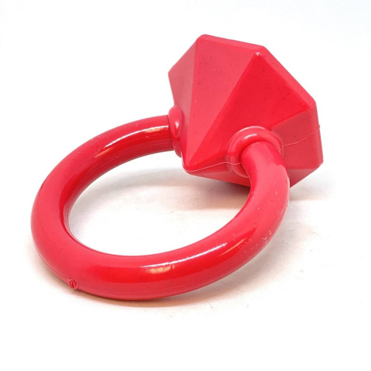 Diamond Ring Teething Toy for Puppies and Aggressive Chewers