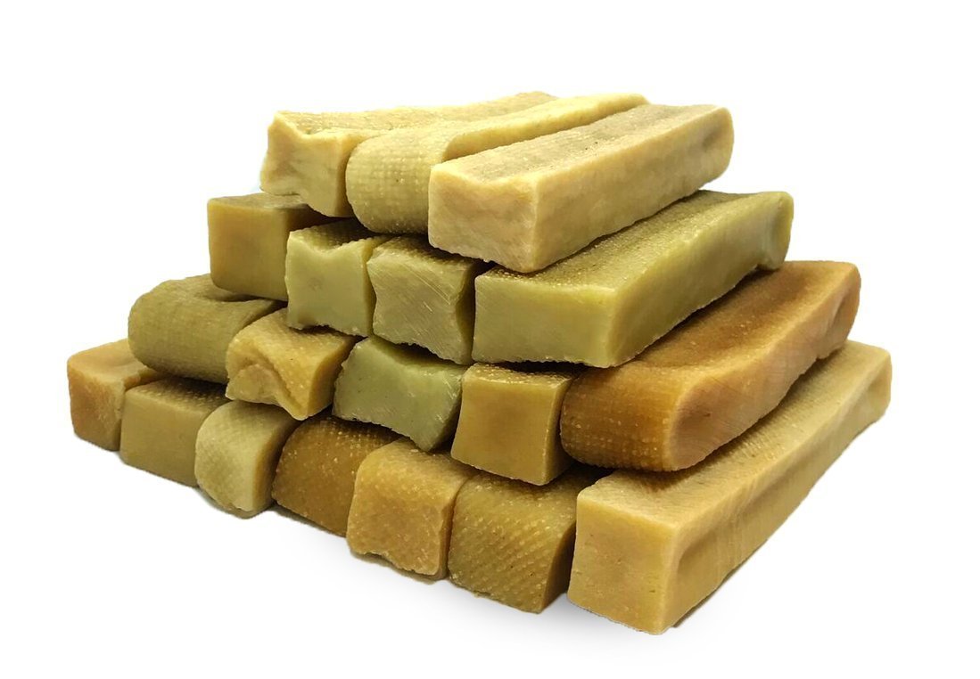 Gold Yak Chews for Large Dogs (1lb - 5lb Bags)