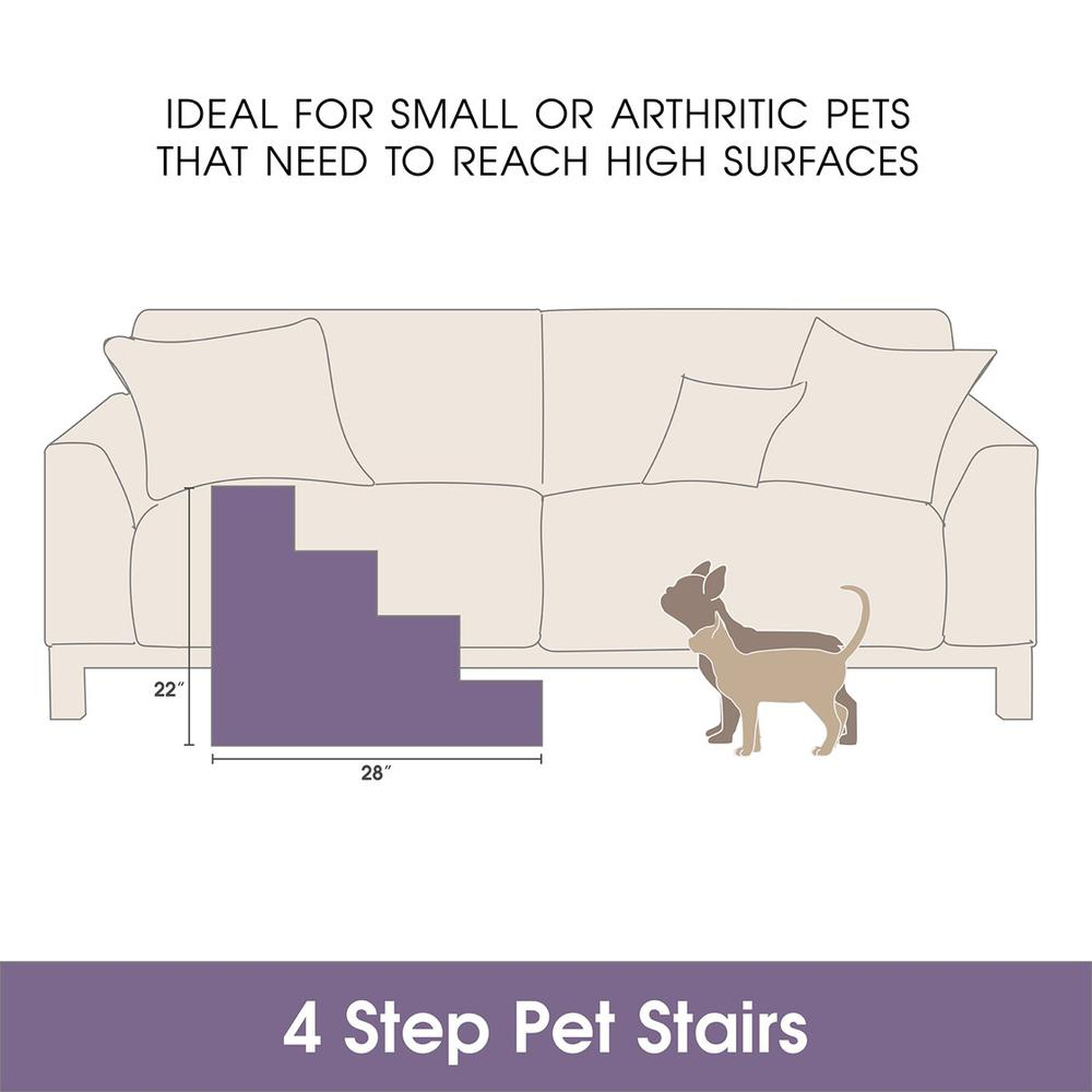 4-Step Pet Stairs - Khaki
