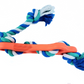Rubber Chew Toy with Tug Rope