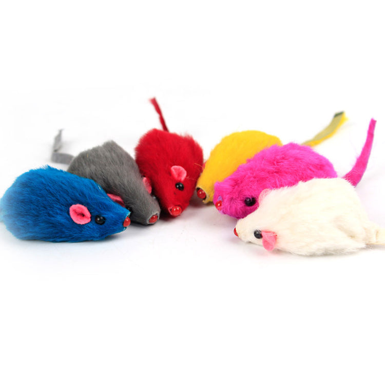 Plush Mouse Cat Toys (5 pieces)