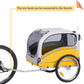 2-in-1 Pet Bicycle Trailer and Jogger with Folding Storage