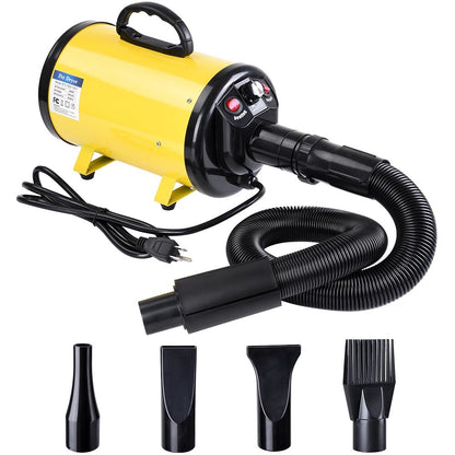 Pet Hairdryer with 4 Nozzles