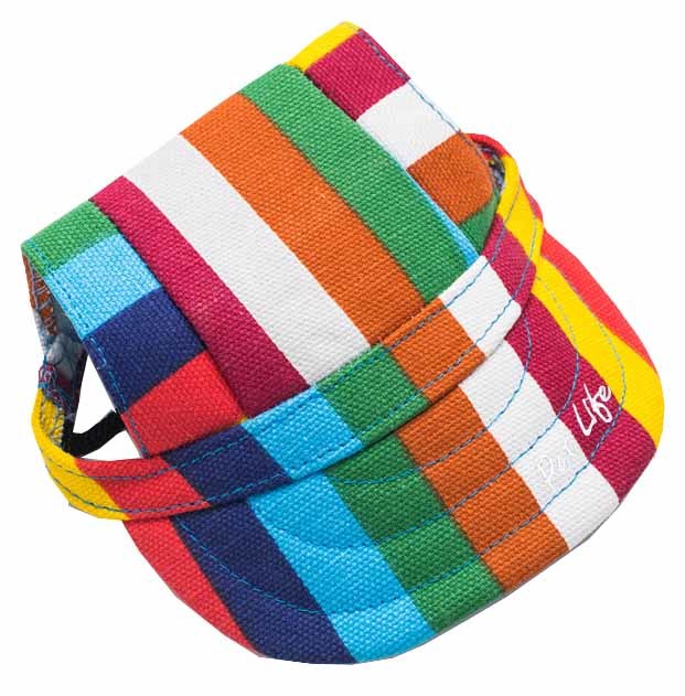 'Colorfur' UV Protectant Adjustable Dog Hat
