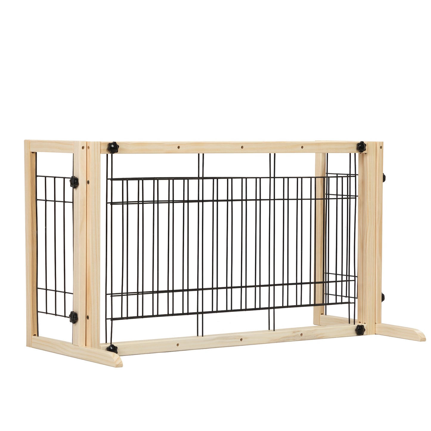 Freestanding Adjustable Wood Gate