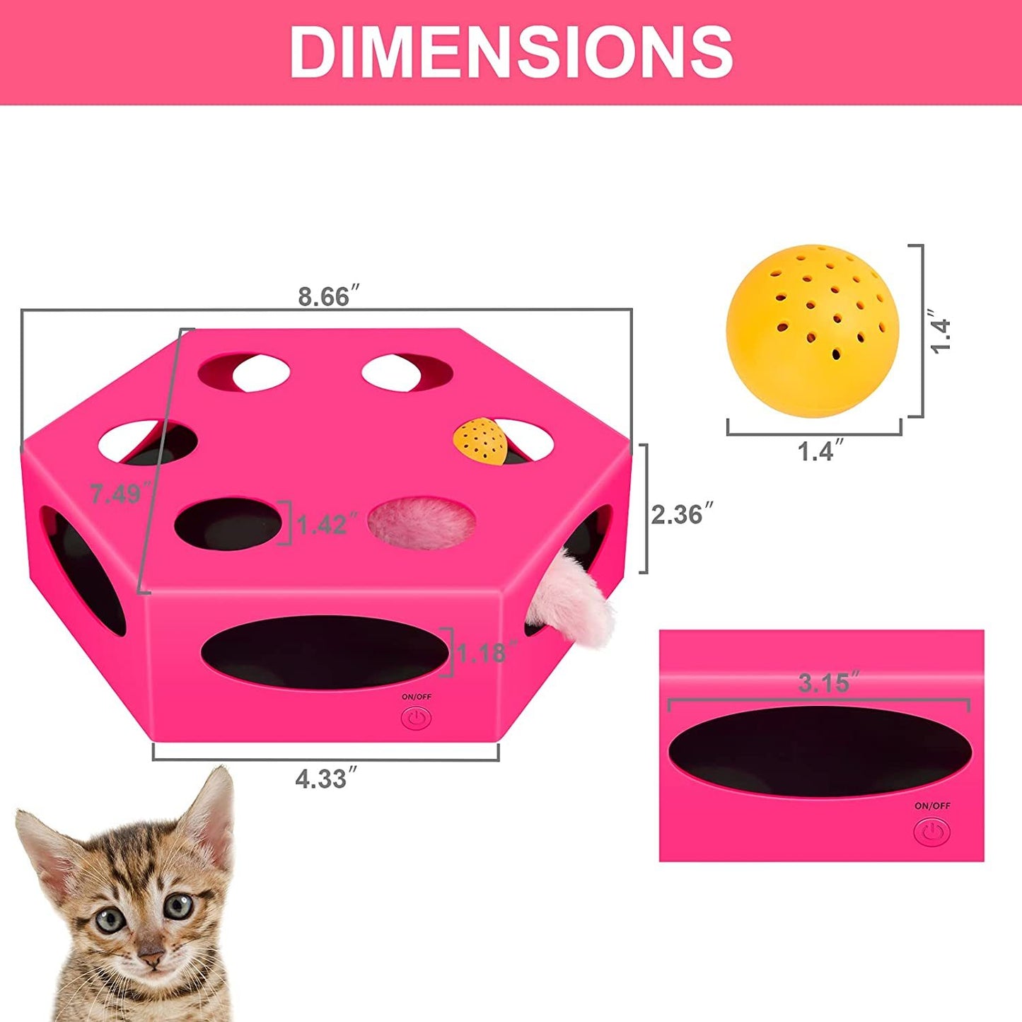 Electrical Cat Maze Box Toy
